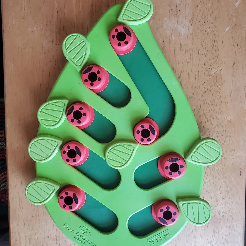 Interactive Leaf Puzzle Cat Toy